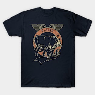 Flying Vintage Pigs T-Shirt